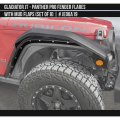 Panther Pro Fender Flares w/ Mud Flaps & Extra Ambar Light