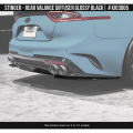 Rear Valance Diffuser Glossy Black