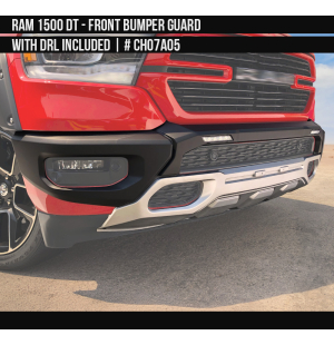 Front Bumper Guard with DRL included for Dodge Ram 1500 DT 2019-2024