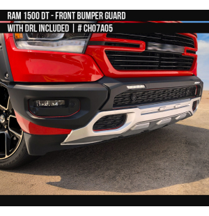 Dodge Ram 2019-2024 Front Bumper Guard with DRL included