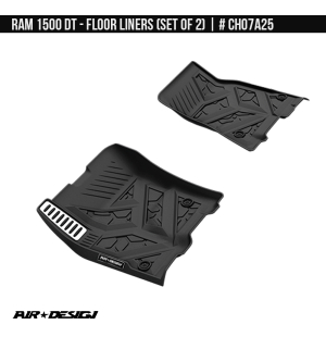 Dodge Ram 1500 DT 2019-2025 Floor Liners Regular Cab (set of 2)