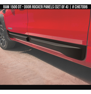 Door Rocker Panels (set of 4) for Dodge Ram 1500 DT 2019-2025