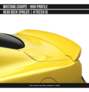 Ford Mustang Coupe 2015-2023 High Profile Rear Deck Spoiler