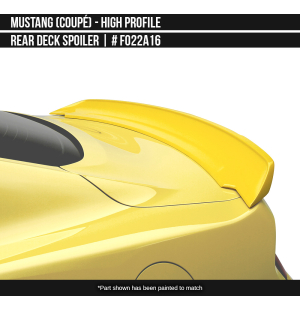 High Profile Rear Deck Spoiler for Ford Mustang Coupe2015-2023 