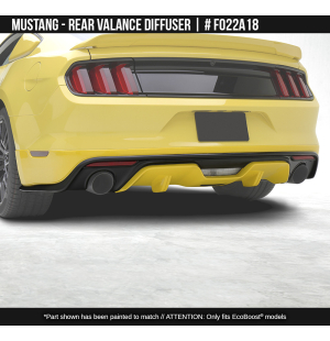 Rear Valance Diffuser for Ford Mustang 2015-2017
