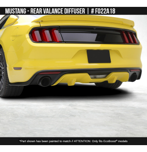 Ford Mustang 2015-2017 Rear Valance Diffuser