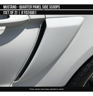 Ford Mustang 2015-2023 Quarter Panel Side Scoops (set of 2)