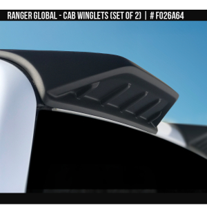 Ford Ranger 2019-2022 Cab Winglet Set by Air Design