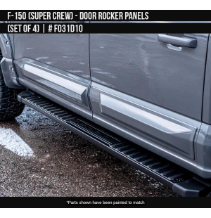 Ford F-150 2021-2025 Door Rocker Panels Super Crew (set of 4)