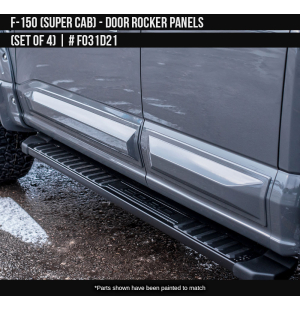 Ford F-150 2021-2025 Door Rocker Panels Super Cab (set of 4)