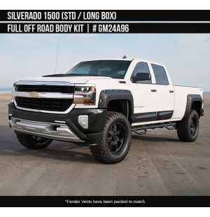 Chevrolet Silverado 1500 2016-2018 Off Road Body Kit Long Box