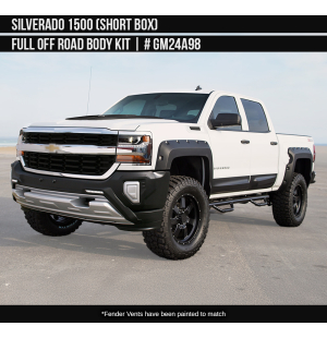 Off Road Body Kit for Silverado 1500 2016-2018 Short Box