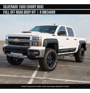 Chevrolet Silverado 1500 2014-2015 Off Road Body Kit Short Box