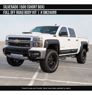Chevrolet Silverado 1500 2014-2015 Off Road Body Kit Short Box