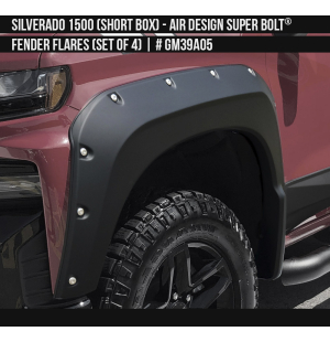 Super Bolt® Fender Flares for Chevrolet Silverado 1500 2019-2021 