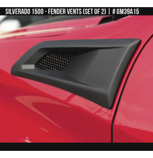 Fender Vents for Chevrolet Silverado 1500 2019 - 2025