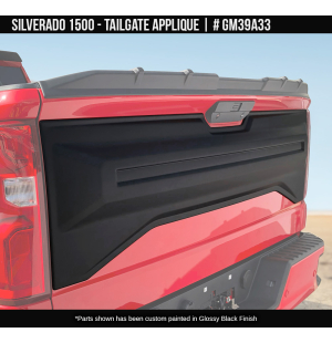 Tailgate Applique for Chevrolet Silverado 1500 2019 - 2025