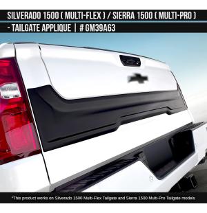 Silverado 1500 Multi-Flex / Sierra MultiPro 2019-2025 Tailgate Applique