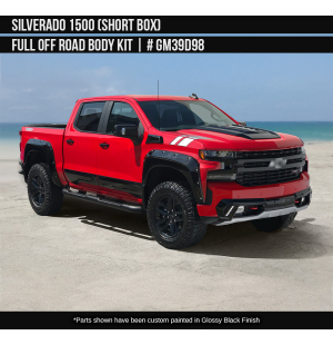 Chevrolet Silverado 1500 2019-2021 Full Off Road Body Kit Short Box