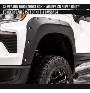 Chevrolet Silverado 1500 2022-2025 Super Bolt® Fender Flares
