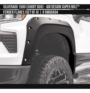 Super Bolt® Fender Flares for Chevrolet Silverado 1500 2022-2025 