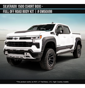 Chevy Silverado 2022-2025 RST, LT Trail Boss, LTZ, High Country Full Off Road Body Kit