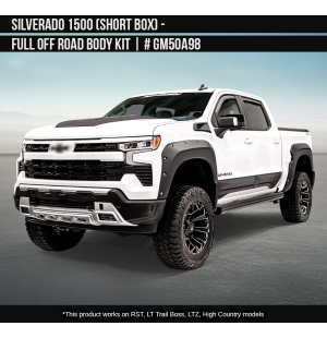 Off Road Body Kit for Chevrolet Silverado 1500 2022-2025 RST, LT Trail Boss, LTZ, High Country 
