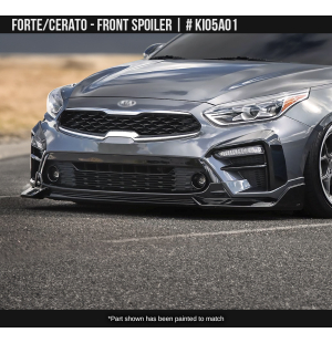Kia Forte/Cerato 2019-2021 Front Spoiler with Integrated Splitter