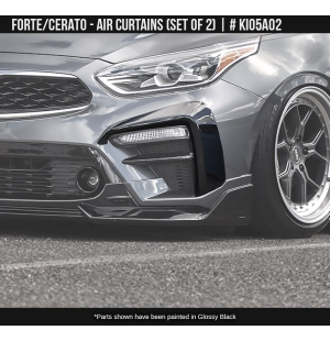  Air Curtains (set of 2) for Kia Forte / Cerato 2019-2021