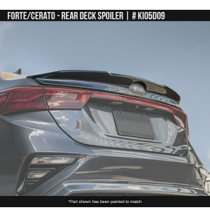 Rear Deck Spoiler for Kia Forte / Cerato 2019-2021 