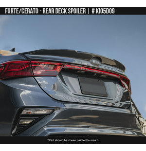 Kia Forte/Cerato 2019-2021 Rear Deck Spoiler