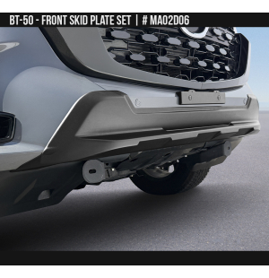 Mazda BT-50 2025-2026+ Front Skid Plate in Texture Black
