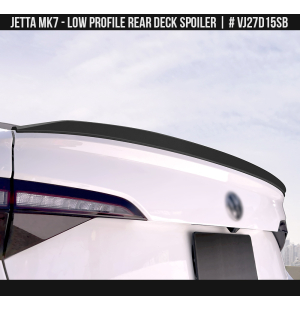 Volkswagen Jetta MK7 2018-2025 Low Profile Rear Deck Spoiler Satin Black