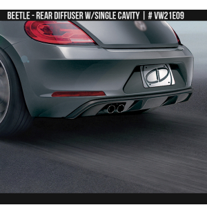 Volkswagen Beetle 2012-2018 Rear Diffuser with Single Cavity by Air Design